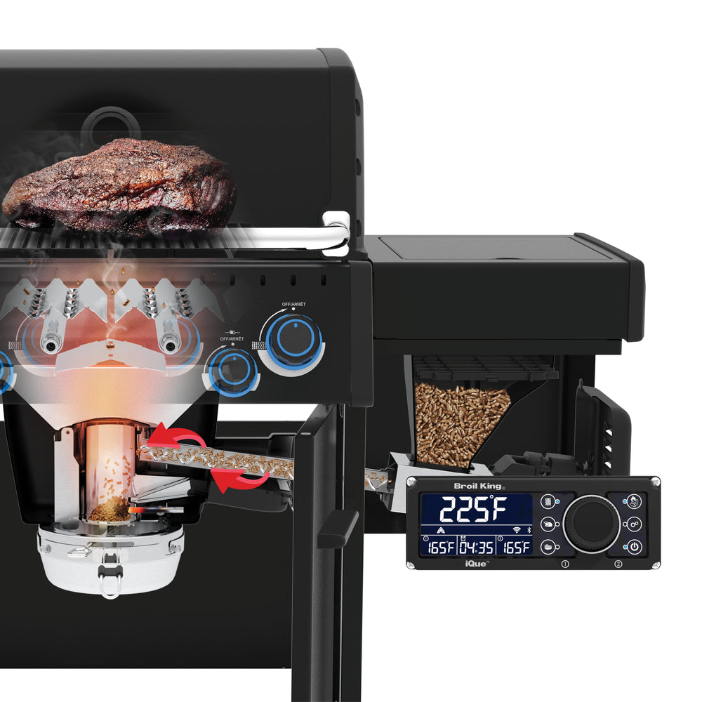 Broil King Baron Pellet Module - 4 Burner | Dual-Fuel Conversion Kit for Baron 400 Series Grills - View 4