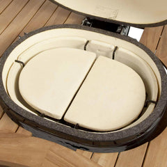 Primo Ceramic Heat Deflector Plates for Large Oval Grill