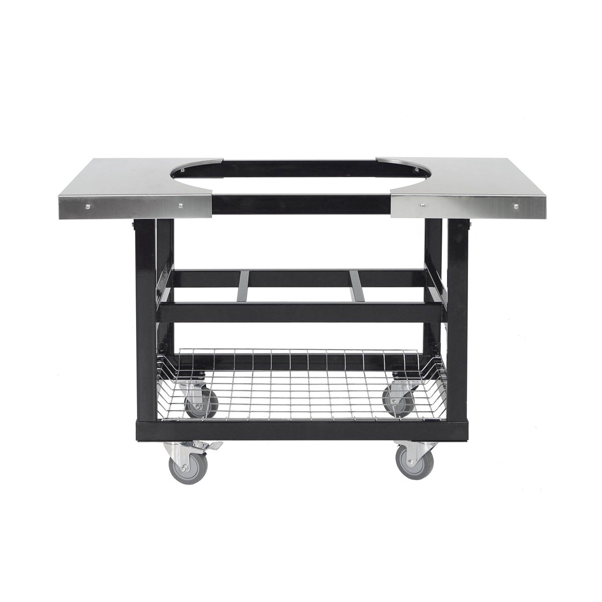 Primo Grill Cart with Stainless Steel Shelves for Large/XL Oval Grills