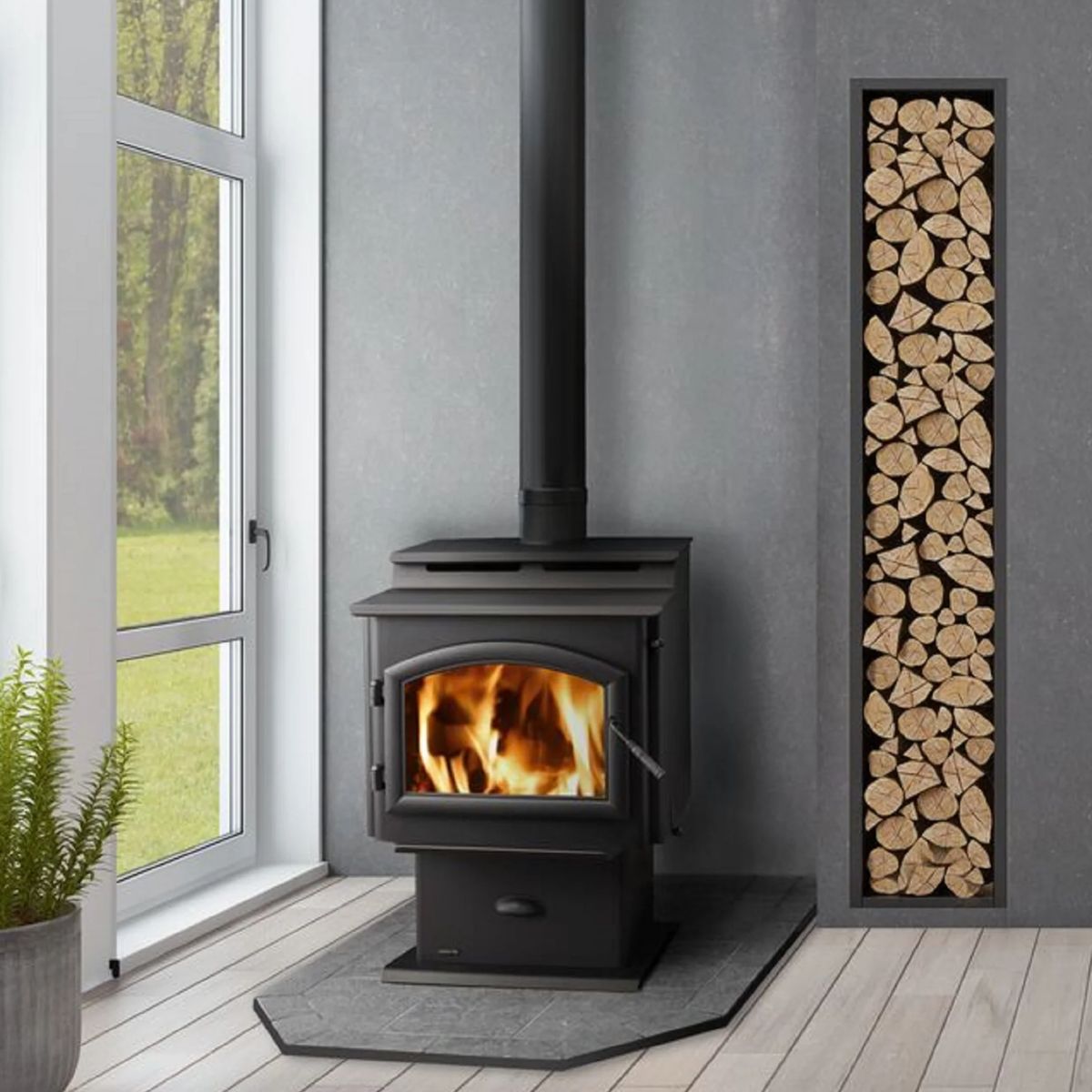 Quadra-Fire 5700 Step Top Wood-Burning Stove