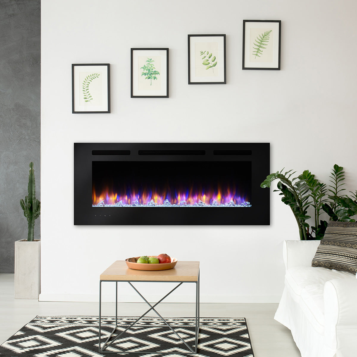 SimpliFire Allusion 48-Inch Linear Electric Fireplace