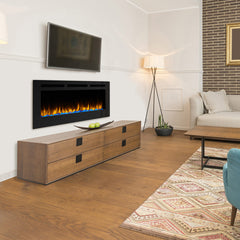 SimpliFire Allusion 60-Inch Linear Electric Fireplace