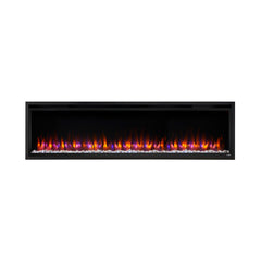 SimpliFire Allusion Platinum 72-Inch Linear Electric Fireplace