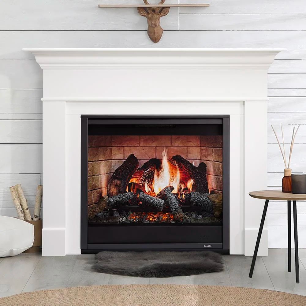SimpliFire Inception 36-Inch Traditional Built-In Electric Fireplace Folio