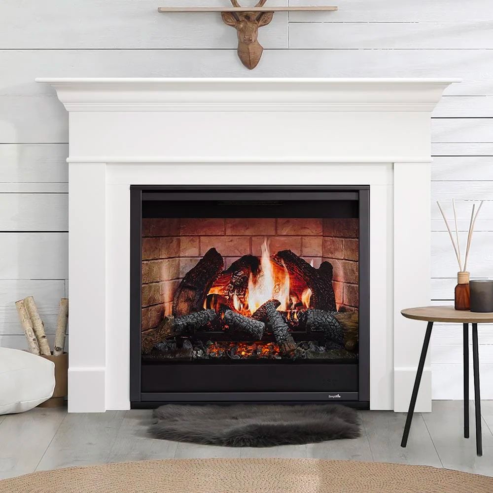 SimpliFire Inception 36-Inch Traditional Built-In Electric Fireplace