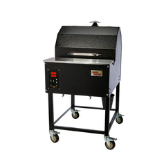 Smokin Brothers 24-Inch Premier PLUS Pellet Grill with Que-View Wi-Fi Controller