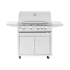 Summerset Sizzler 32-Inch 4-Burner Freestanding Gas Grill with Infrared Rear Burner