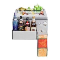 Twin Eagles 18-Inch Built-In Stainless Steel Outdoor Bar