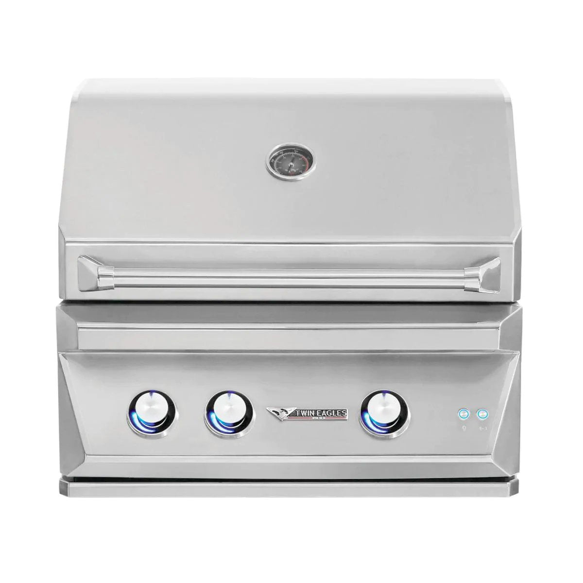 Twin Eagles 30-Inch 2-Burner Built-In Gas Grill with Infrared Sear Zone & Rotisserie