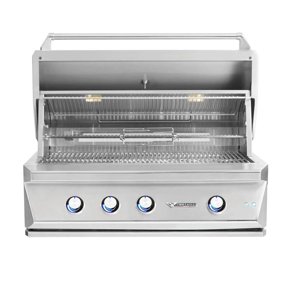 Twin Eagles 36-Inch 3-Burner Built-In Gas Grill with Infrared Rotisserie