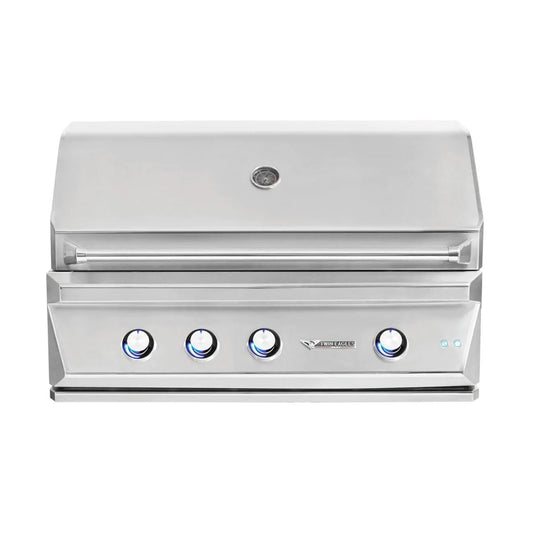 Twin Eagles 42-Inch 3-Burner Built-In Gas Grill with Infrared Sear Zone & Rotisserie 1200