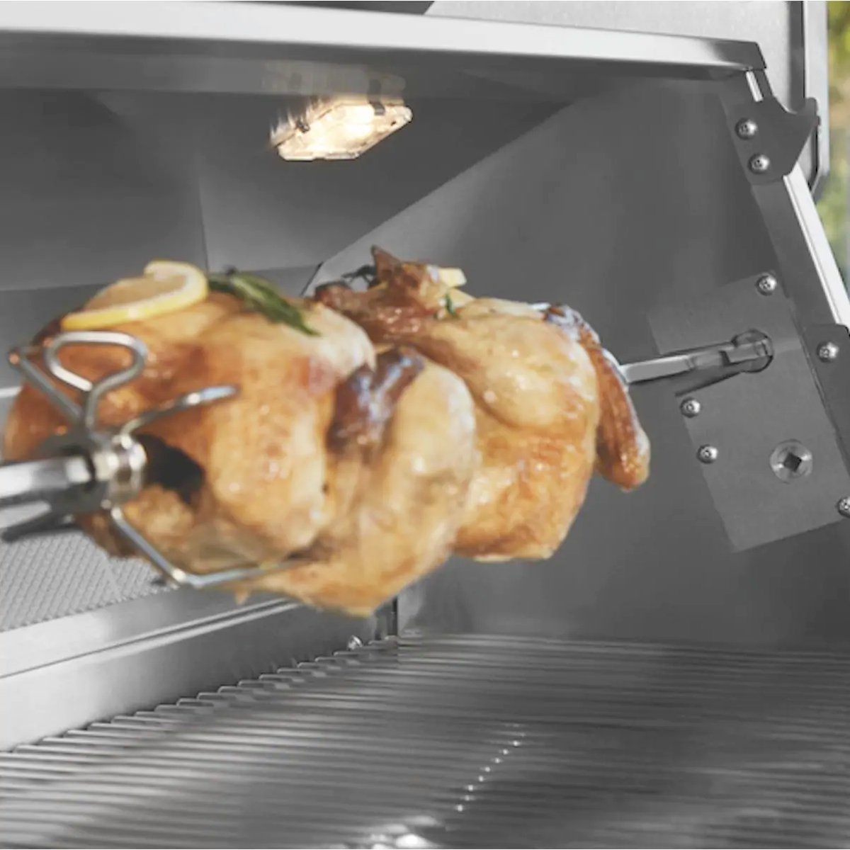 Twin Eagles 42-Inch 3-Burner Built-In Gas Grill with Infrared Sear Zone & Rotisserie