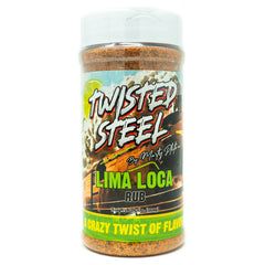 Twisted Steel Lima Loca Rub - 12.5 oz