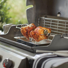 Weber Rotisserie Kit for Genesis 400-Series Gas Grills & Searwood 600 XL Pellet Grills