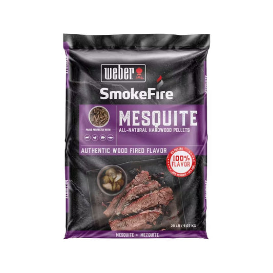 Weber SmokeFire All-Natural Mesquite Hardwood Pellets - 20 lb 1200