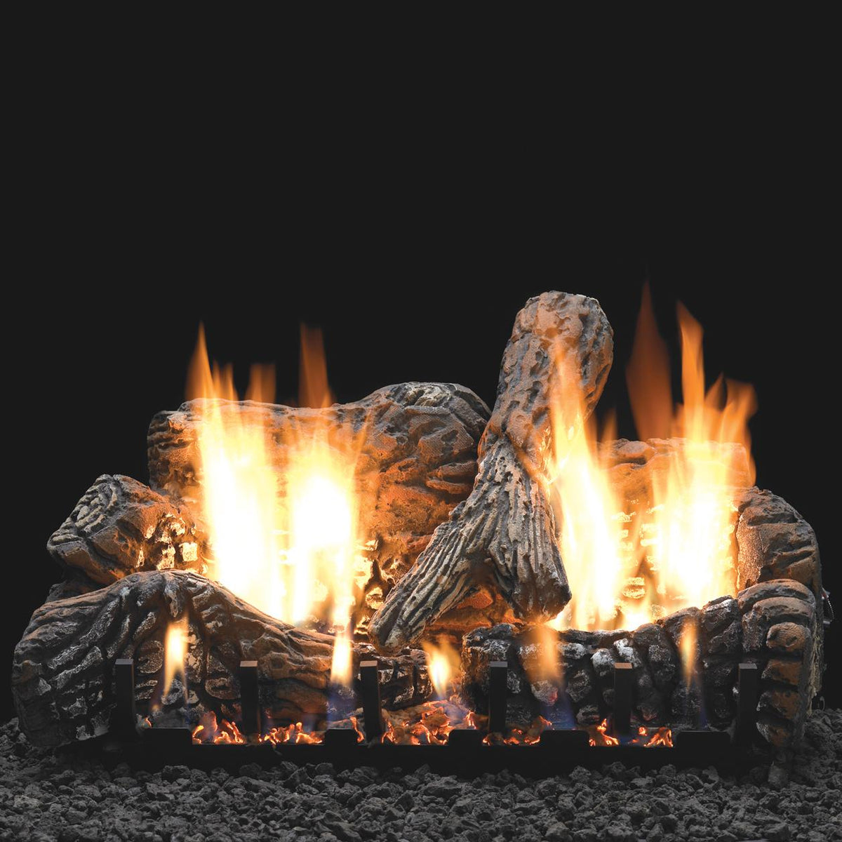 White Mountain Hearth Charred Oak Ventless Gas Log Set