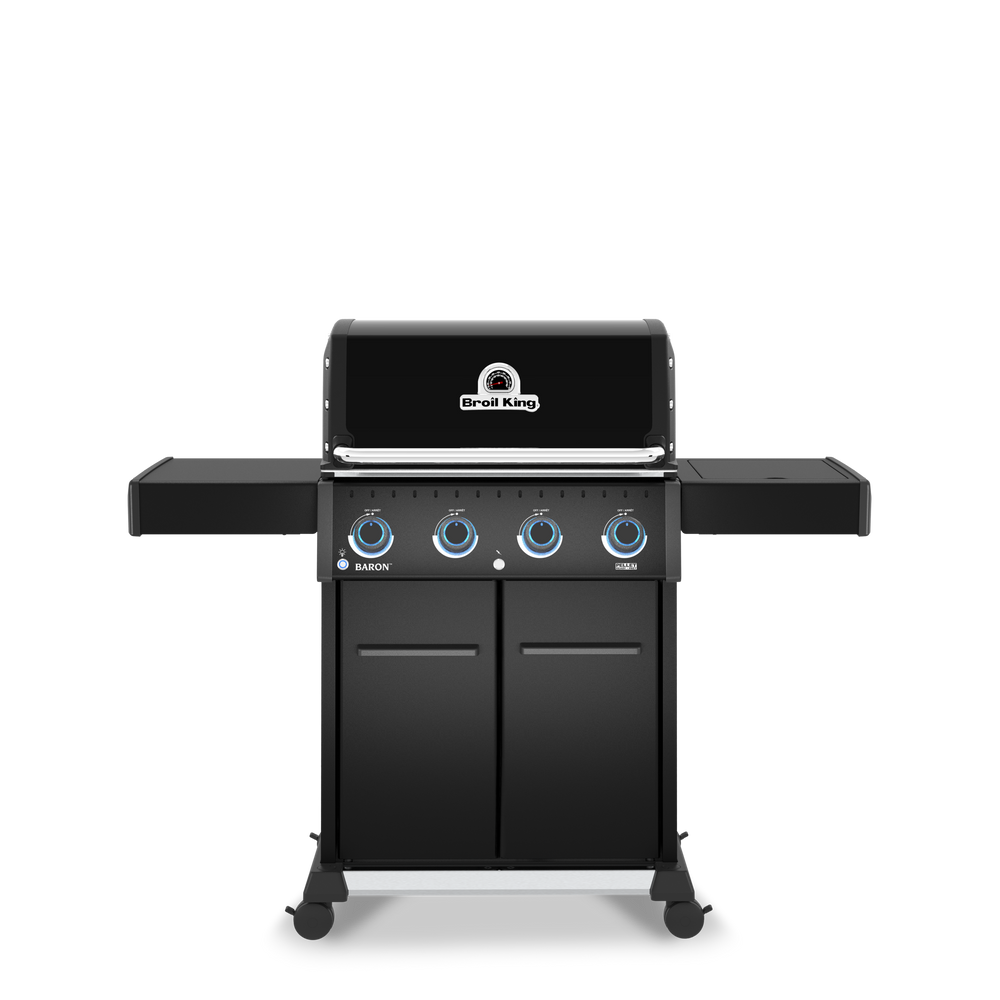 Broil King Baron 420 Pro Shadow Gas Grill | 4-Burner | 630 sq in | 40,000 BTU - Front View