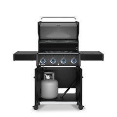 Broil King Baron 420 Pro Shadow Gas Grill | 4-Burner | 630 sq in | 40,000 BTU - Side View
