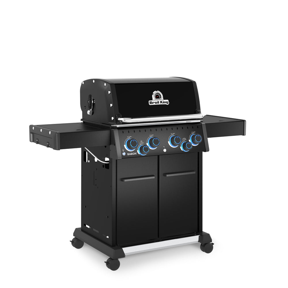 Broil King Baron 490 Pro Shadow Gas Grill | 4-Burner | 630 sq in | 40,000 BTU - Detail View