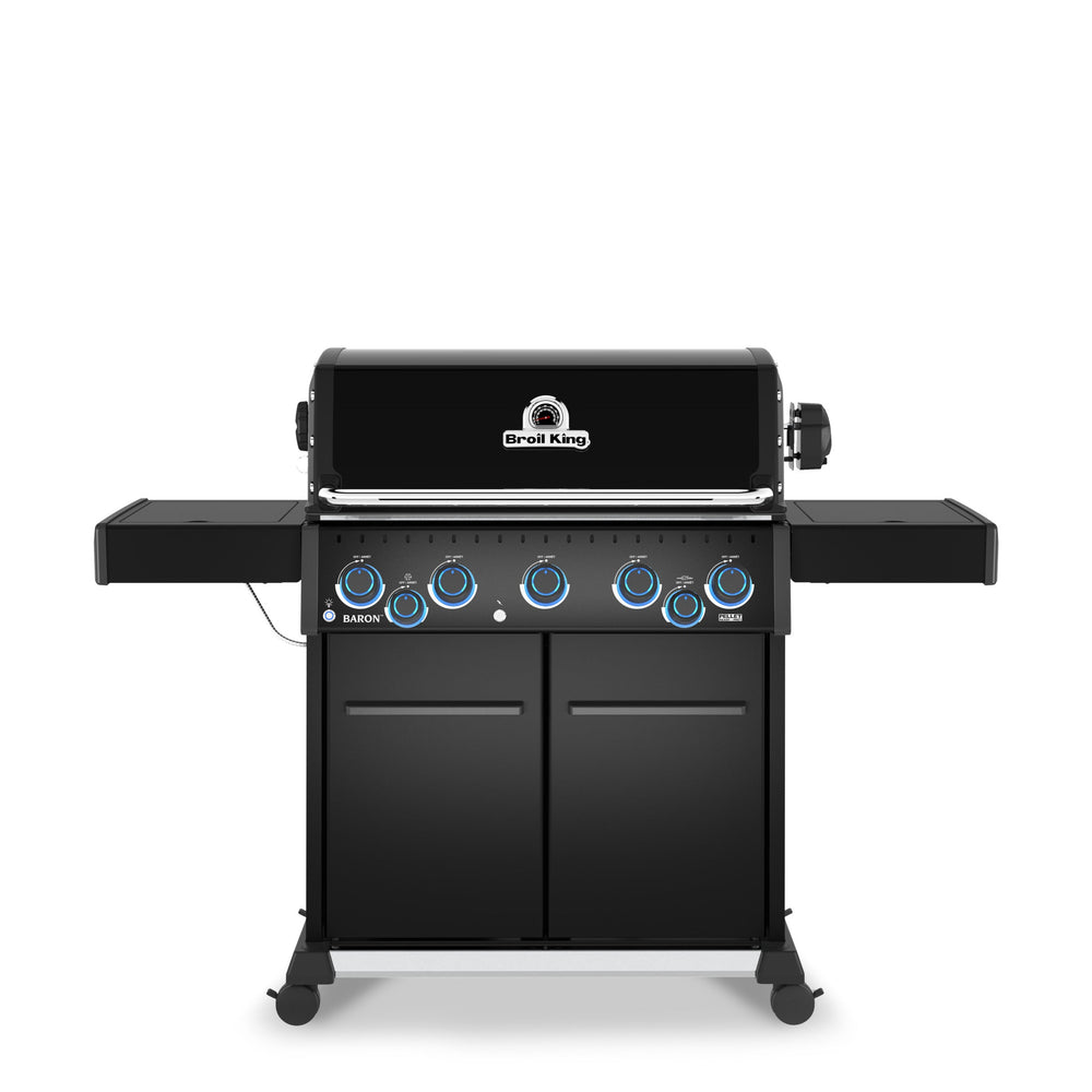Broil King Baron 590 Pro Shadow Gas Grill | 5-Burner | 780 sq in | 45,000 BTU - Front View
