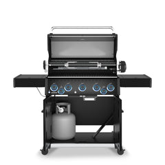 Broil King Baron 590 Pro Shadow Gas Grill | 5-Burner | 780 sq in | 45,000 BTU - Side View