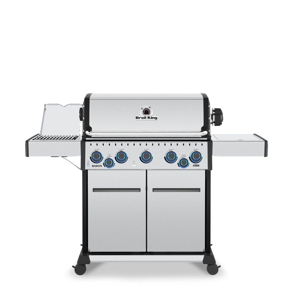 Broil King Baron S590 Pro Infrared Gas Grill | 5-Burner | 900 sq in | 45,000 BTU - Front View
