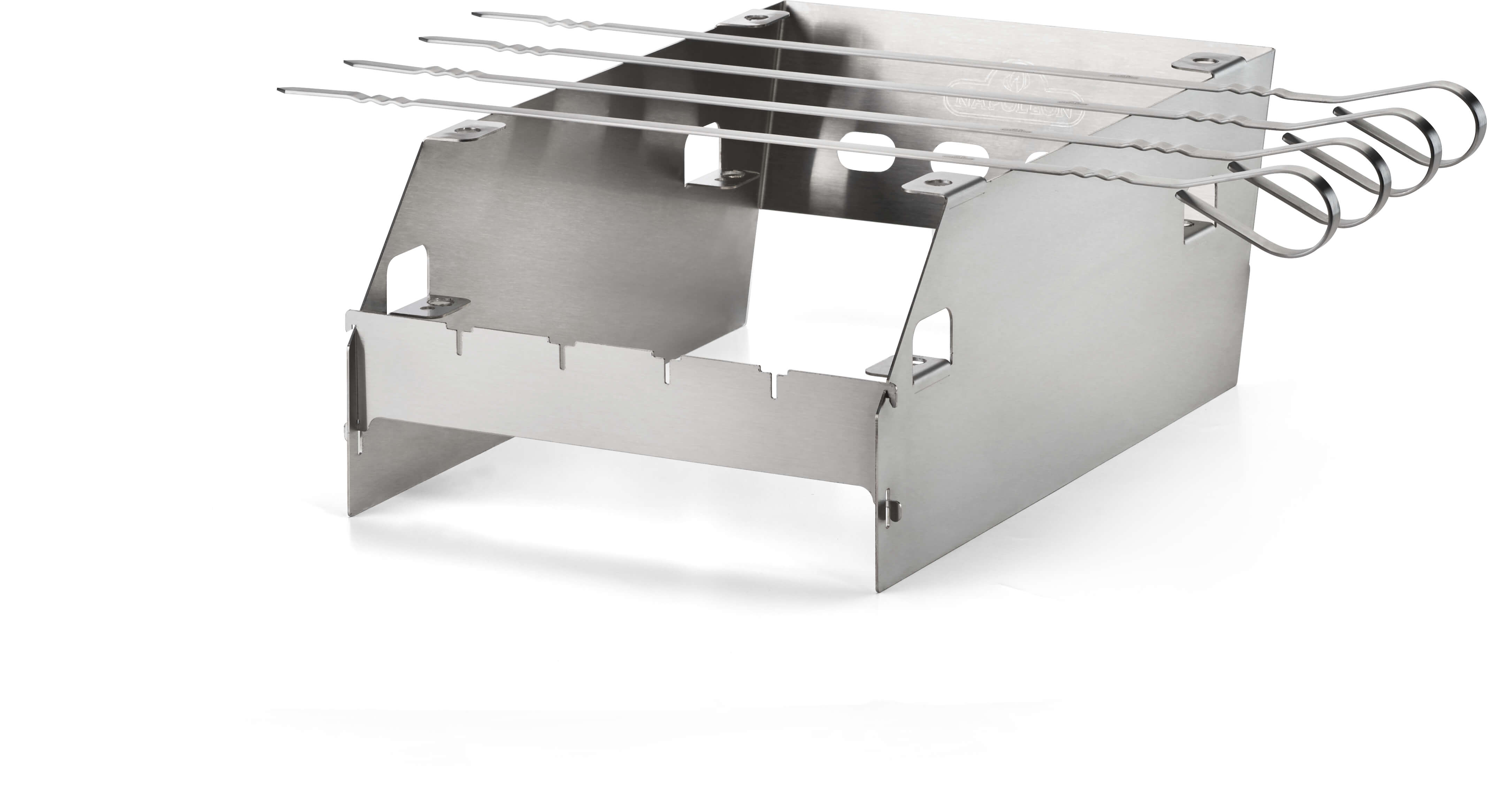 Napoleon Side Burner Windshield with Skewer Rack