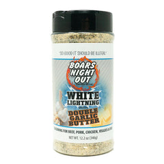 Boars Night Out White Lightning Double Garlic Butter - 12.2 oz