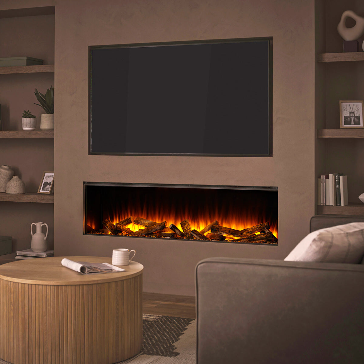 British Fires New Forest Electric Fireplace