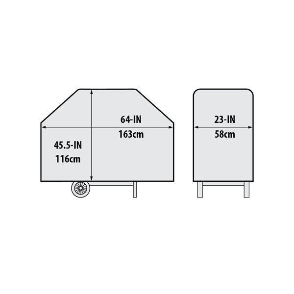 64" Select Grill Cover - View 2