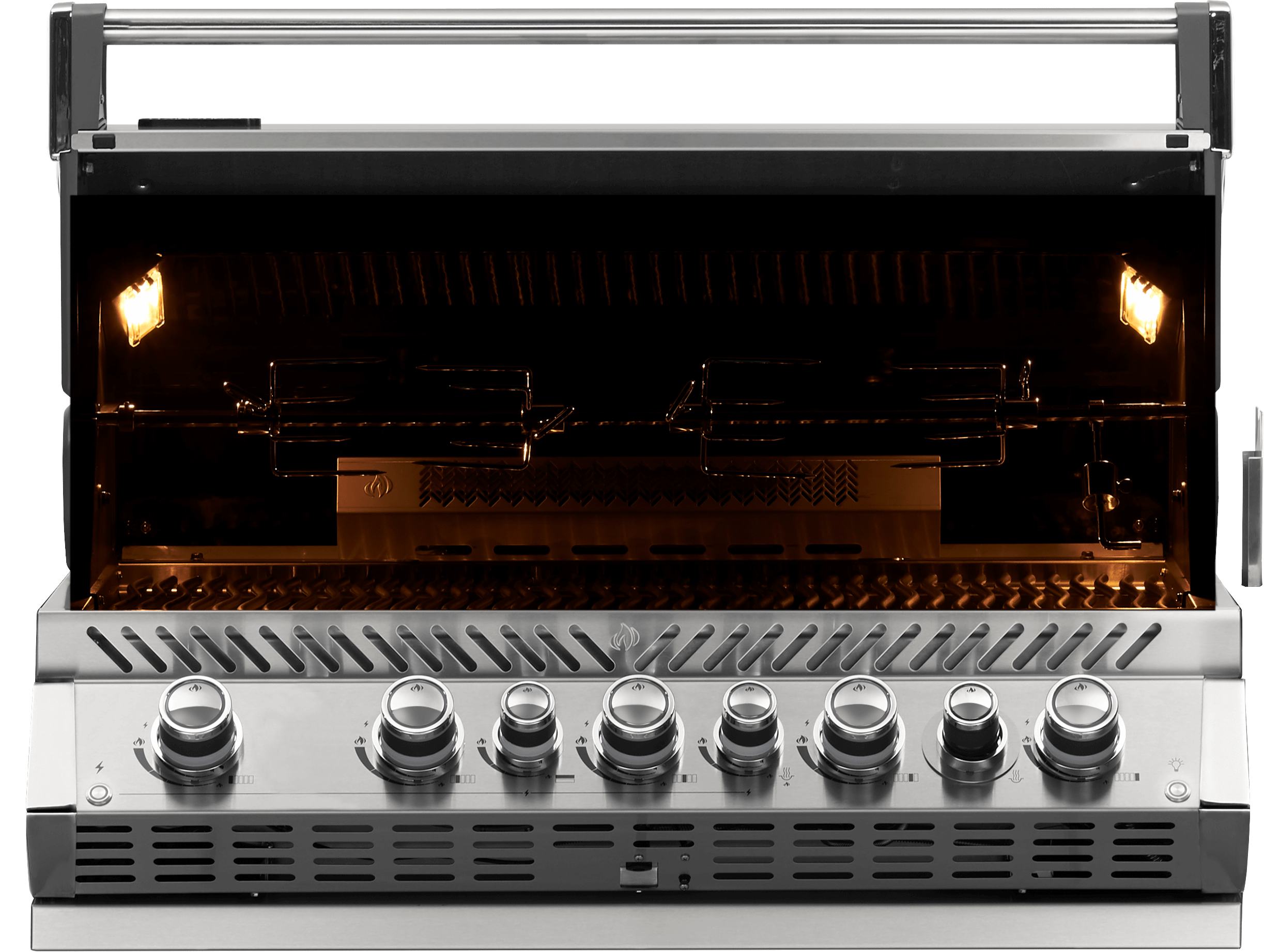 Napoleon Prestige PRO 665 5-Burner Built-In Gas Grill with Infrared Rotisserie