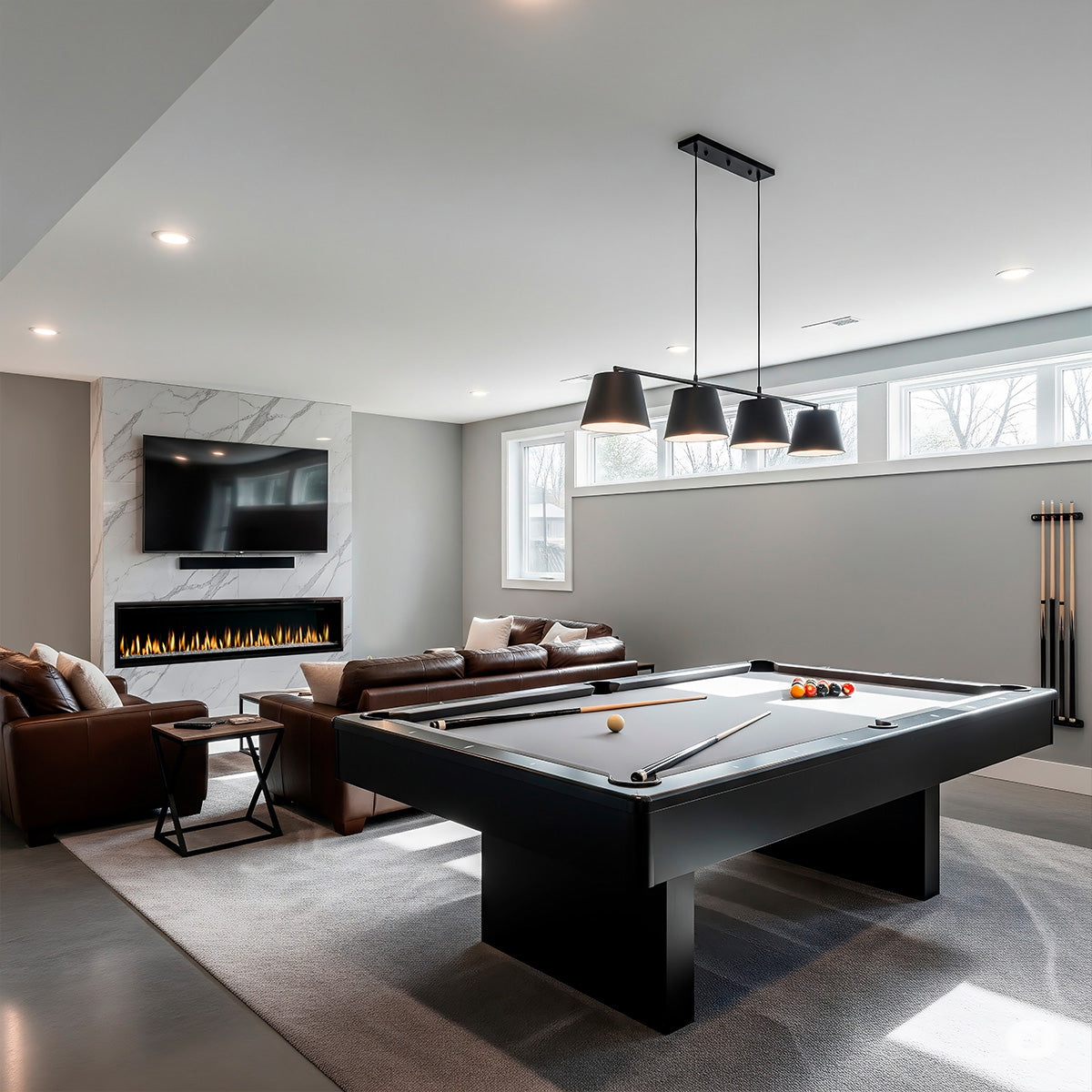 SimpliFire Allusion Edge Linear Fireplace
