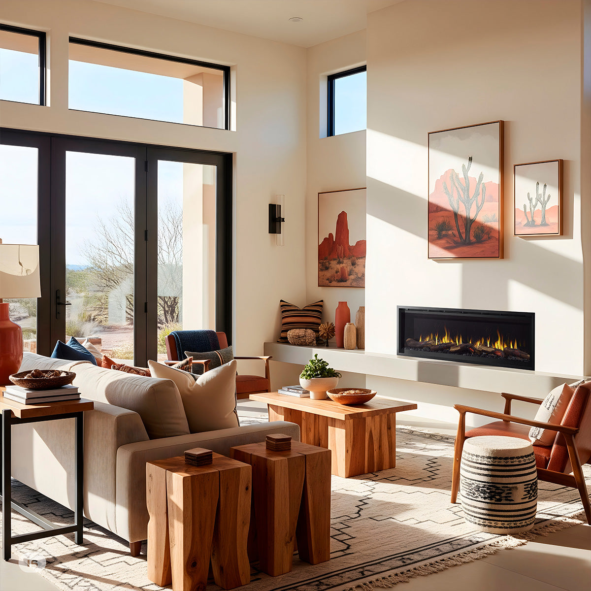 SimpliFire Allusion Edge Linear Fireplace