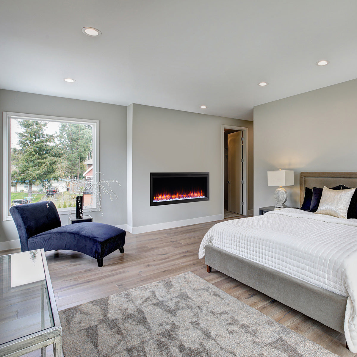 SimpliFire Allusion Edge Linear Fireplace