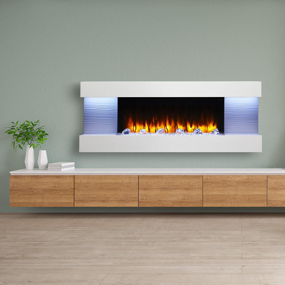SimpliFire Format Linear Fireplace – Marx Fireplaces & Lighting