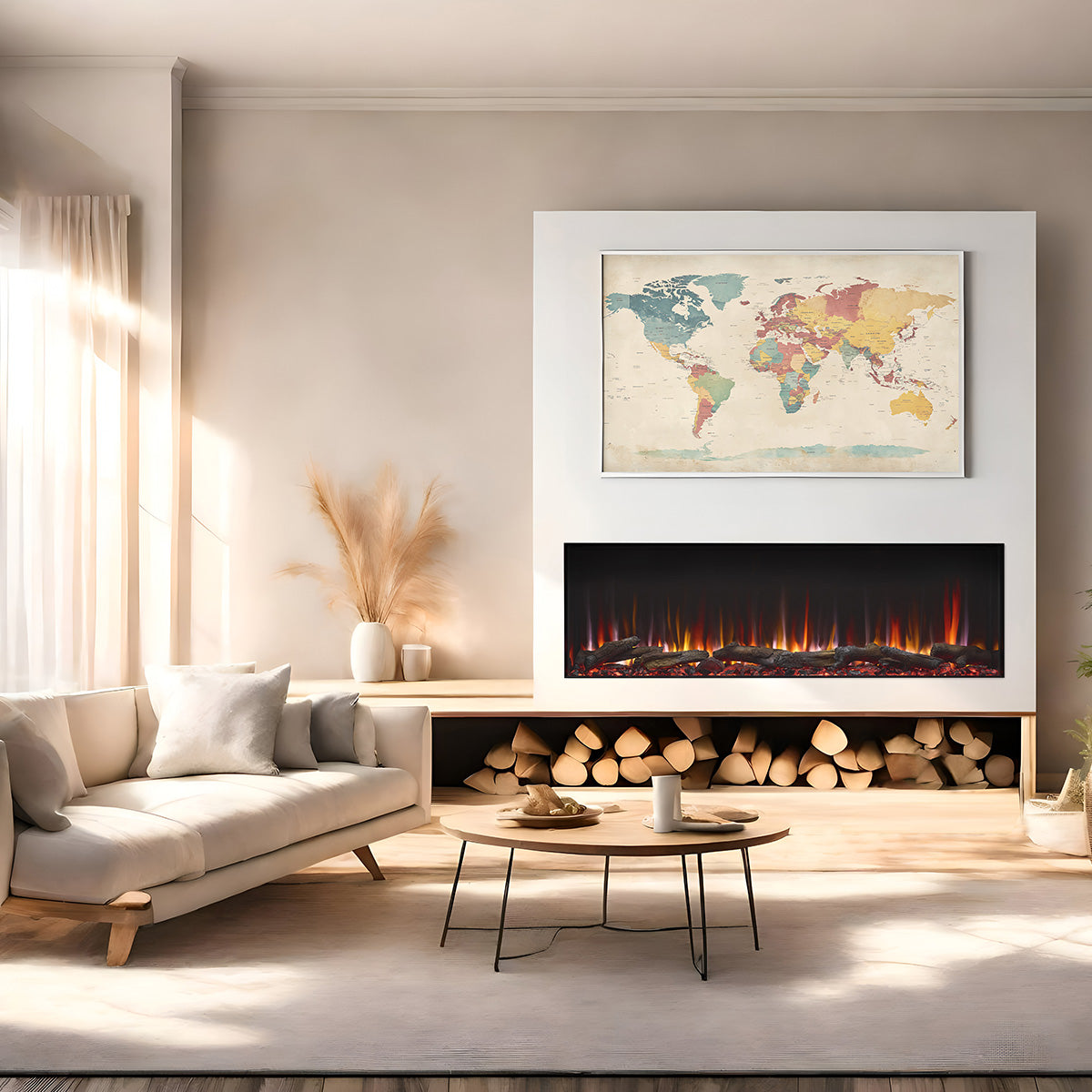SimpliFire Triton Linear Electric Fireplace
