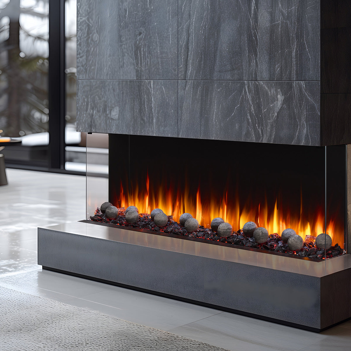 SimpliFire Triton Linear Electric Fireplace