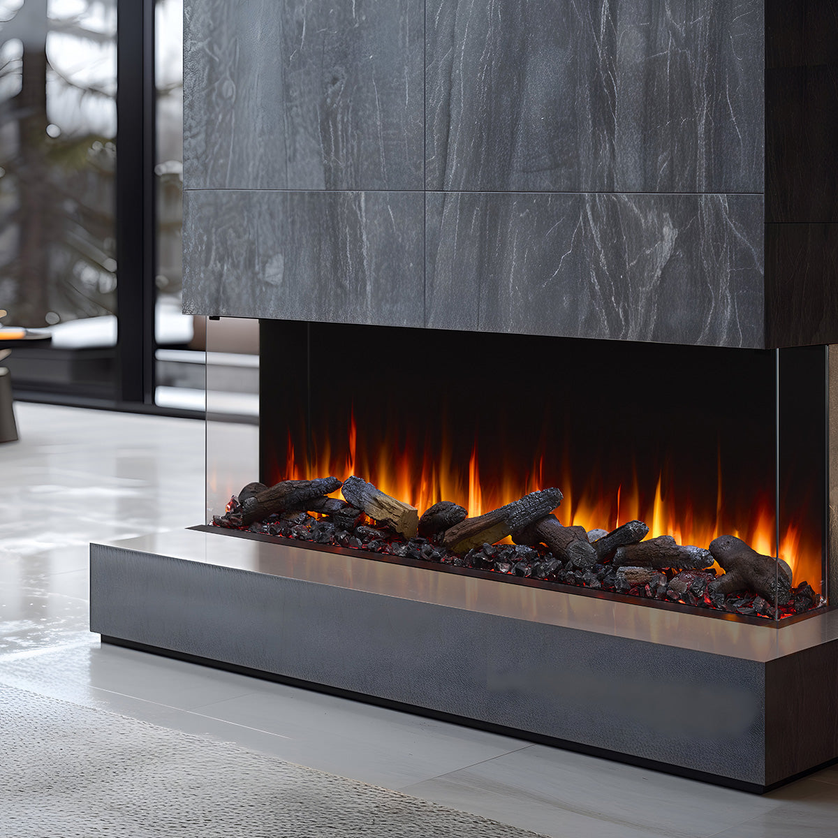SimpliFire Triton Linear Electric Fireplace