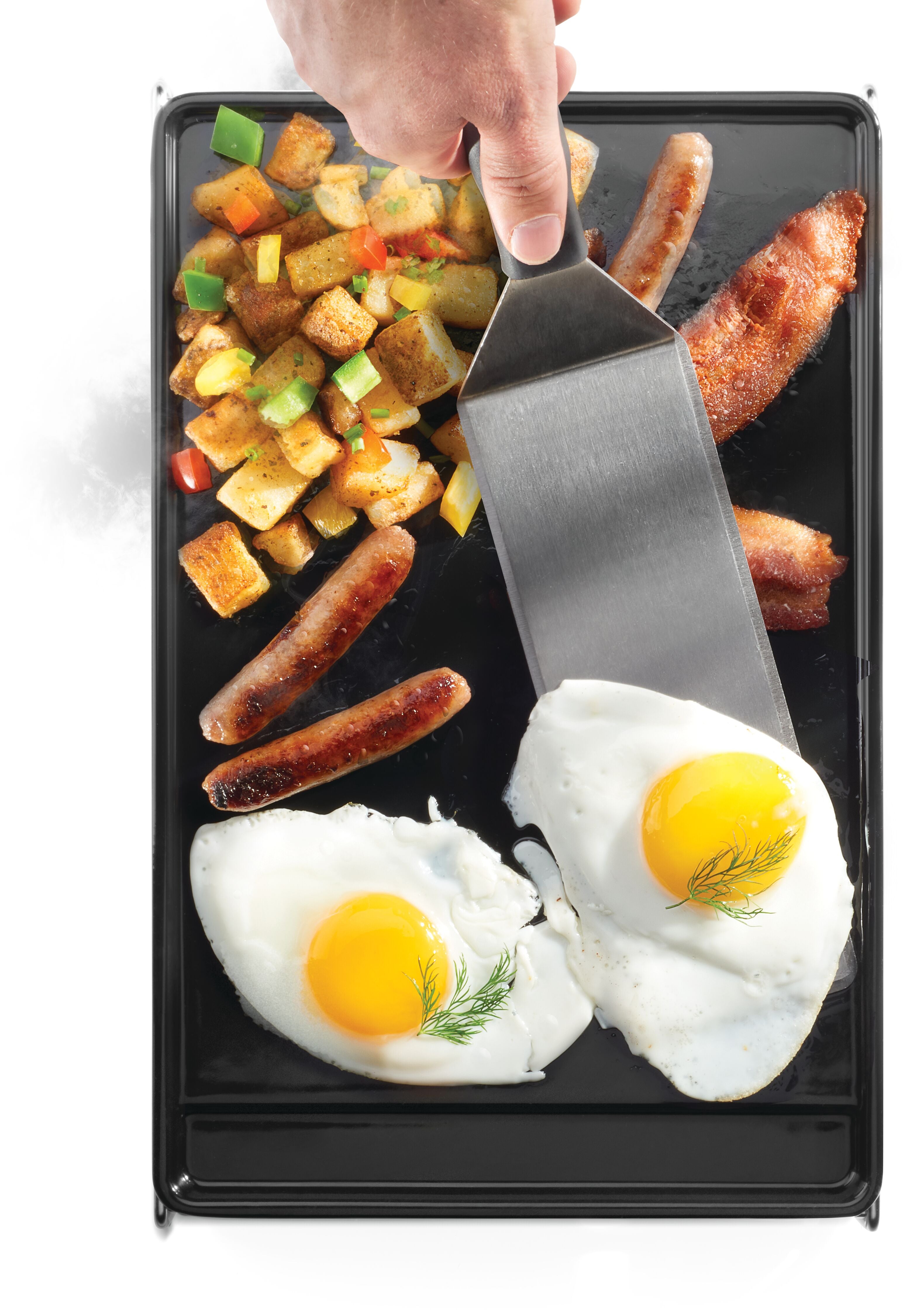 Napoleon Porcelain-Enameled Cast Iron Griddle for Sizzle Zone