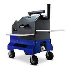 Yoder Smokers YS480s Pellet Grill on Competition Cart