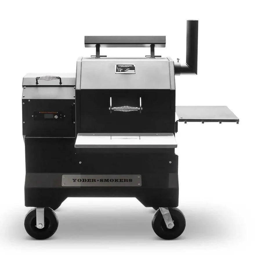 Yoder Smokers YS480s Pellet Grill on Competition Cart