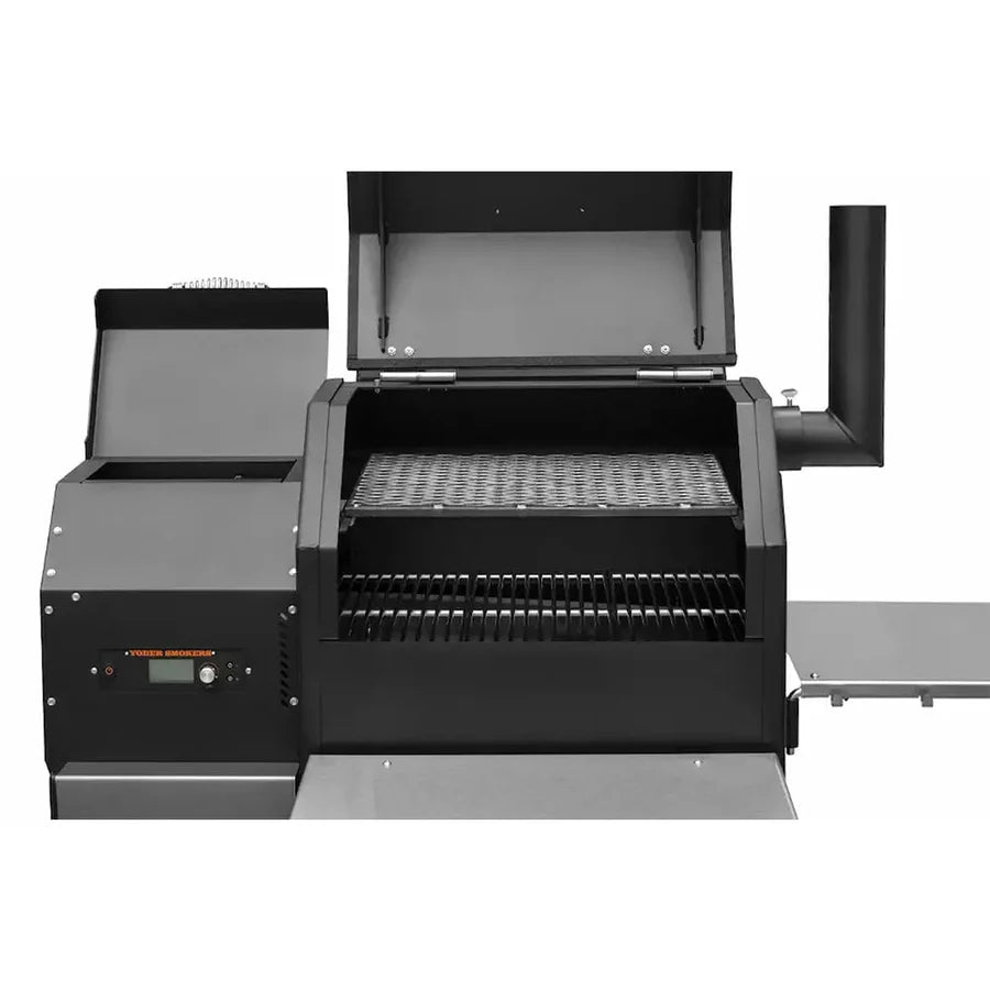 Yoder Smokers YS480s Pellet Grill on Competition Cart with Storage Drawer