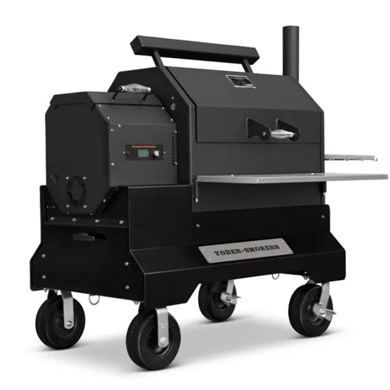 Yoder Smokers YS640s Pellet Grill on Competition Cart with Storage Drawer