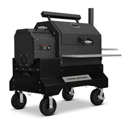 Yoder Smokers YS640s Pellet Grill on Competition Cart with Storage Drawer
