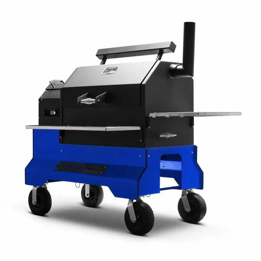 Yoder Smokers YS640s Pellet Grill on Competition Cart with Storage Drawer