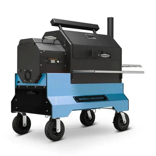 Yoder Smokers YS640s Pellet Grill on Competition Cart with Storage Drawer