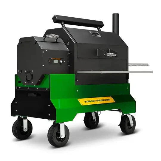 Yoder Smokers YS640s Pellet Grill on Competition Cart with Storage Drawer