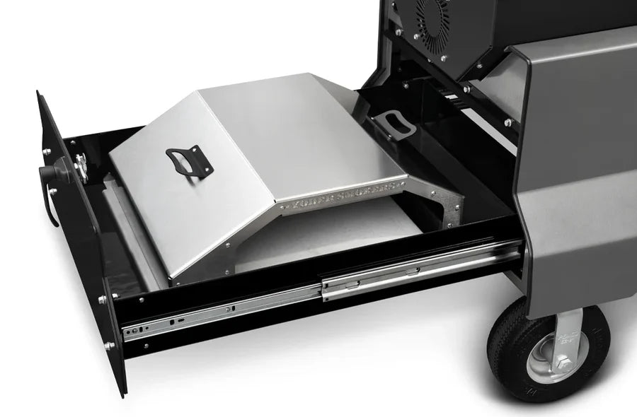 Yoder Smokers YS640s Pellet Grill on Competition Cart with Storage Drawer