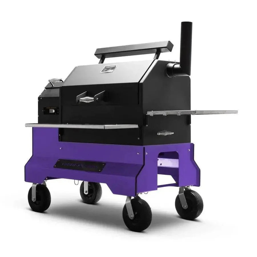 Yoder Smokers YS640s Pellet Grill on Competition Cart with Storage Drawer